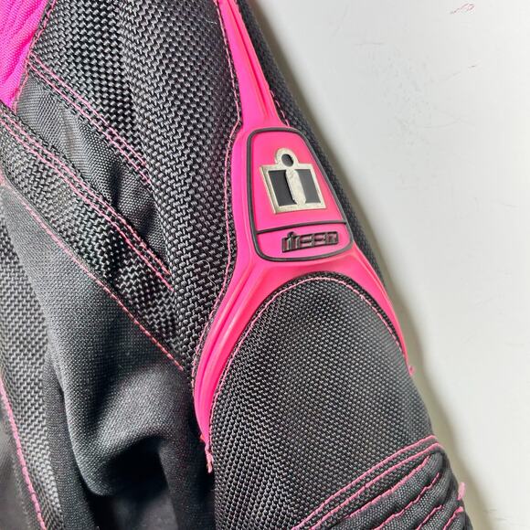 ICON Motorsports CONTRA PERFORMANCE Series Motorcycle Jacket Size XL LADIES - Picture 9 of 15